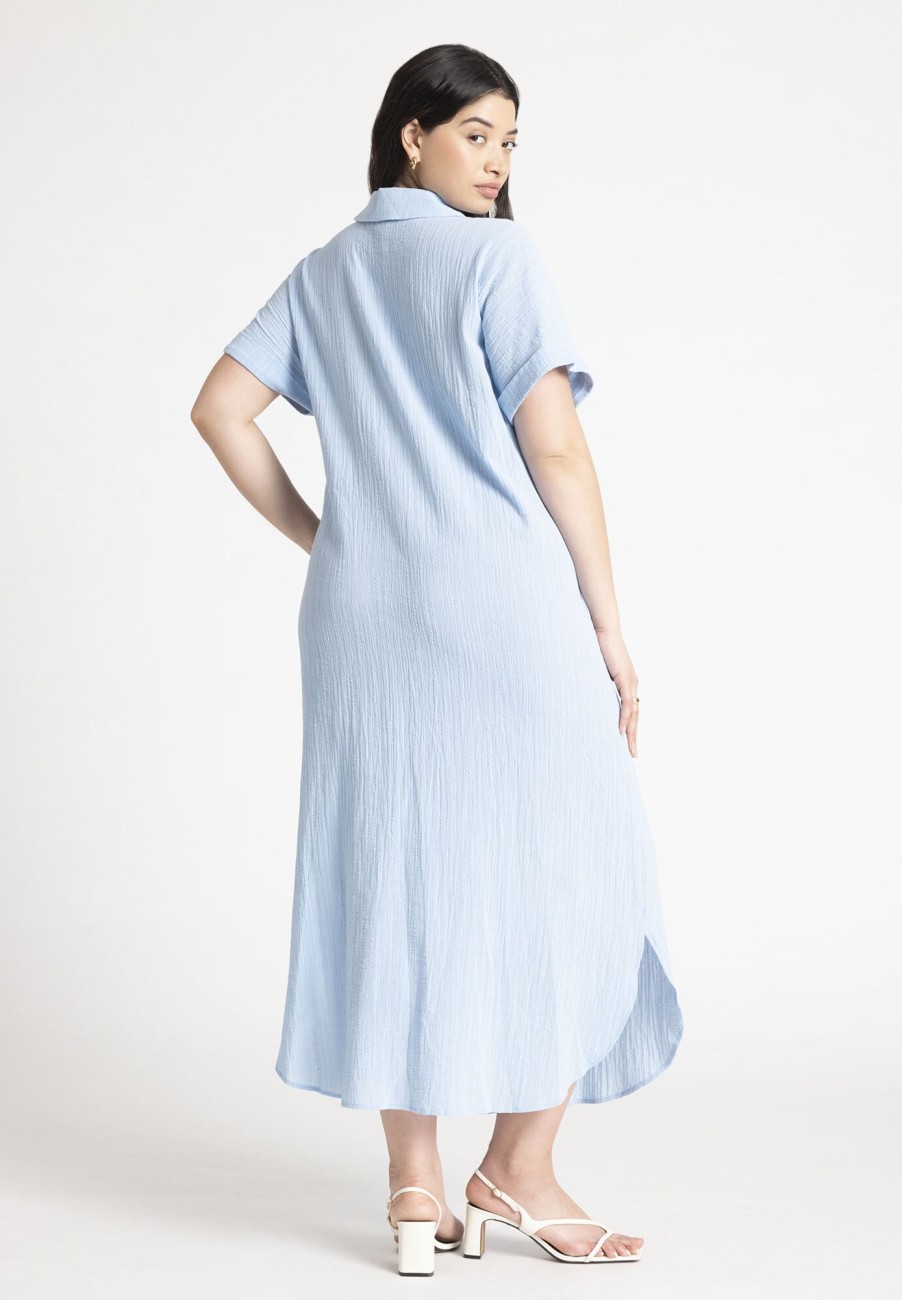 Clearance Maxi Shirtdress Cover Ups