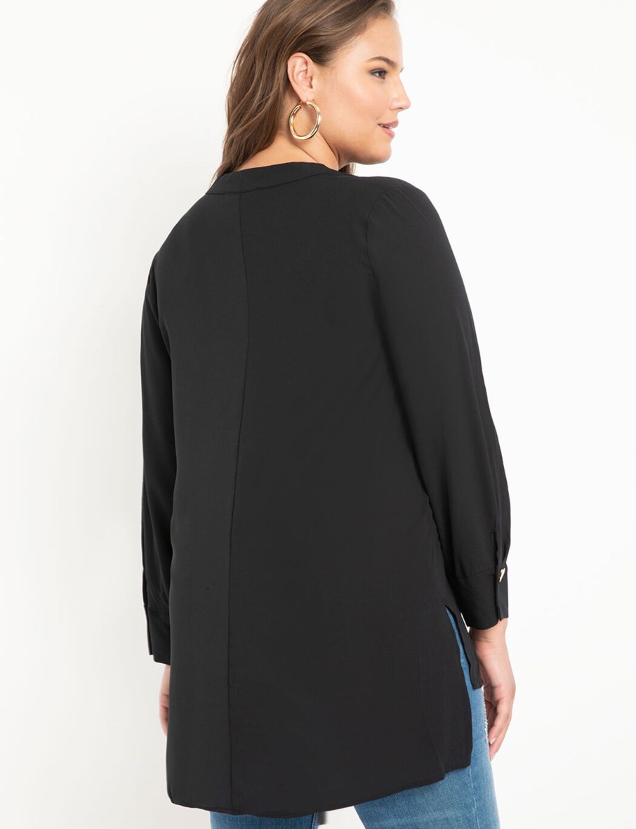 Online Mandarin Collar Tunic Shirts & Blouses