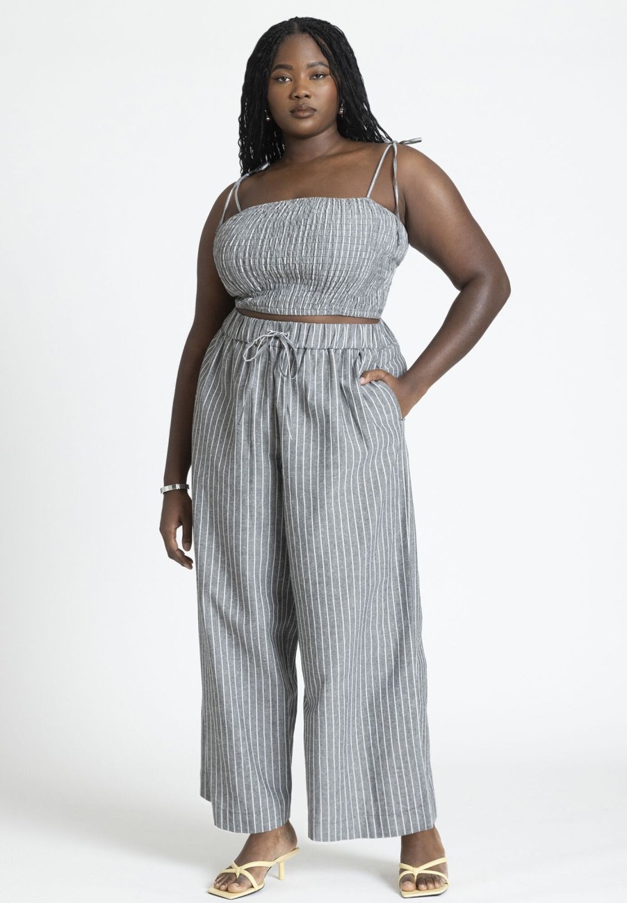 Best Wide Leg Stripe Pant Wide Leg Pants