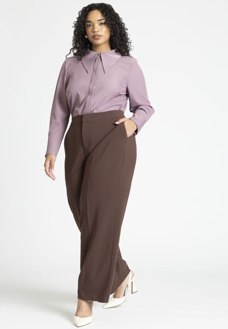 Hot Straight Leg Doublecloth Pant Wide Leg Pants