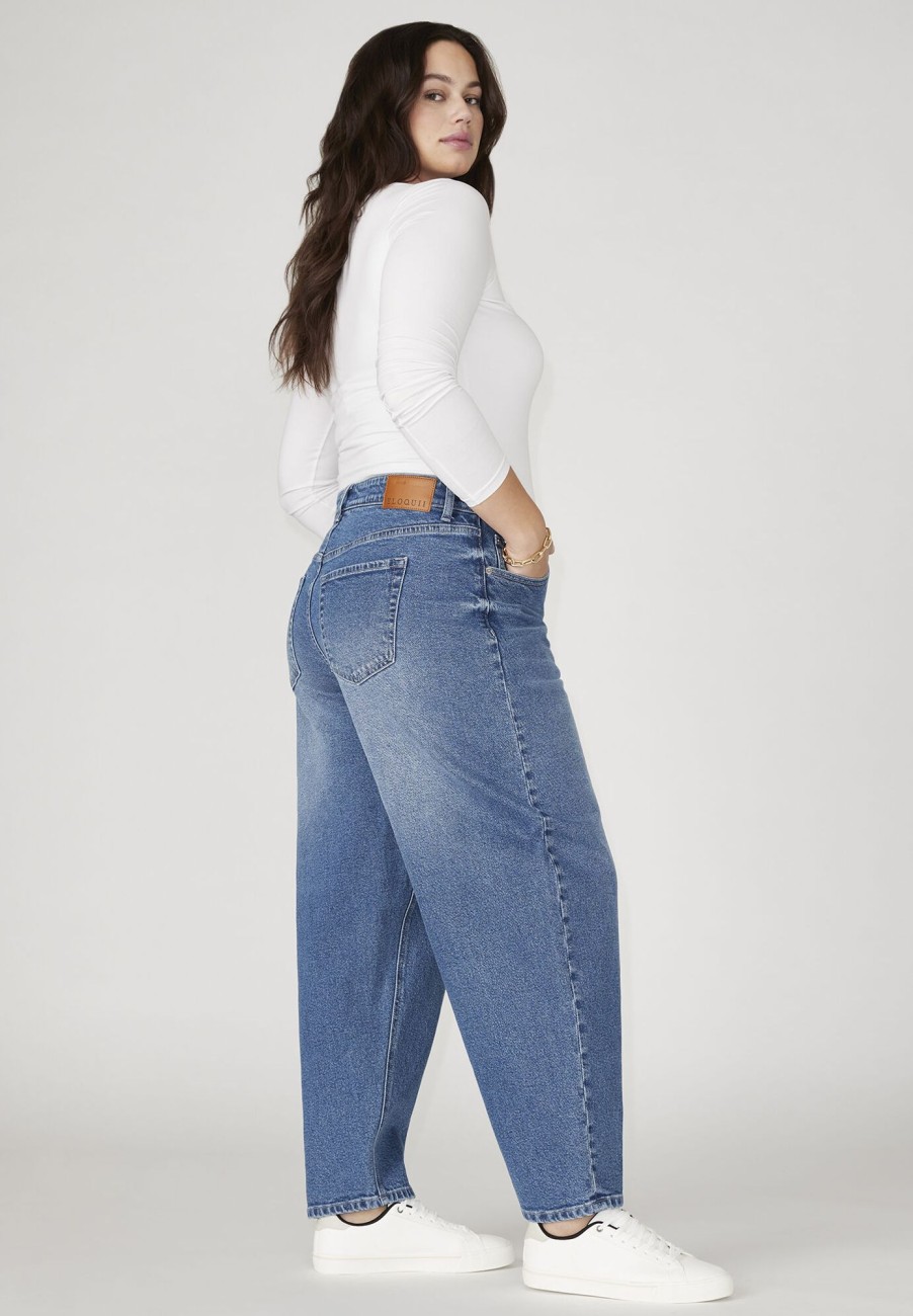 Wholesale The Barrel Jean Medium Wash