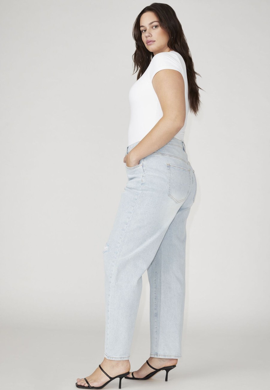 New The Naomi Comfort Stretch Straight Jean Long Denim