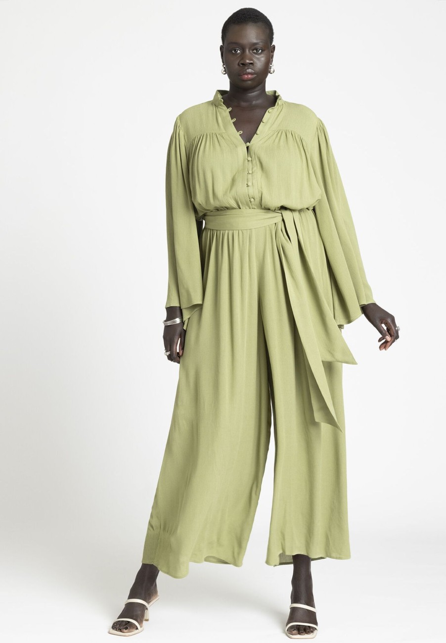 Online Flowy Cover Up Jumpsuit Cover Ups