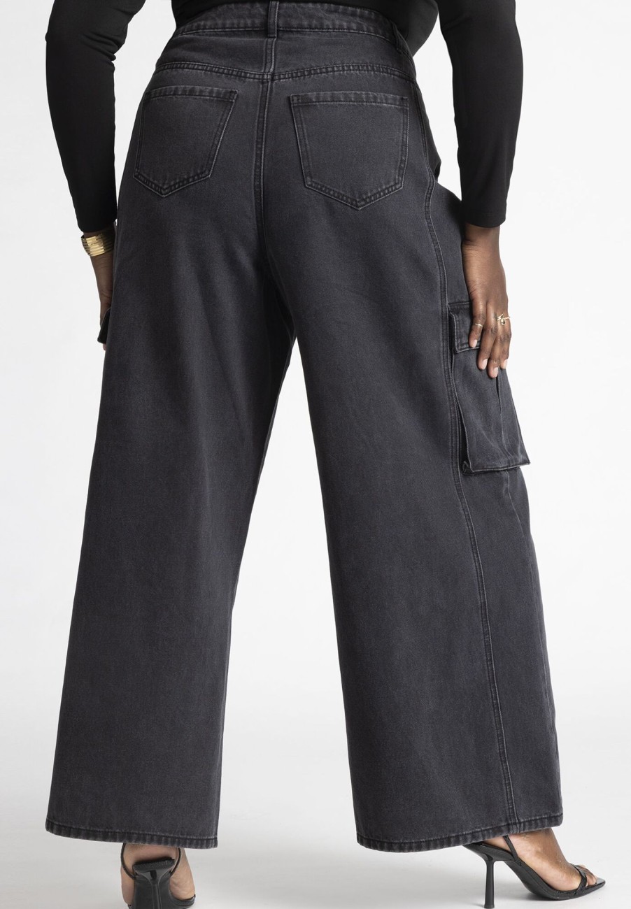 Online Wide Leg Cargo Jean Wide Leg