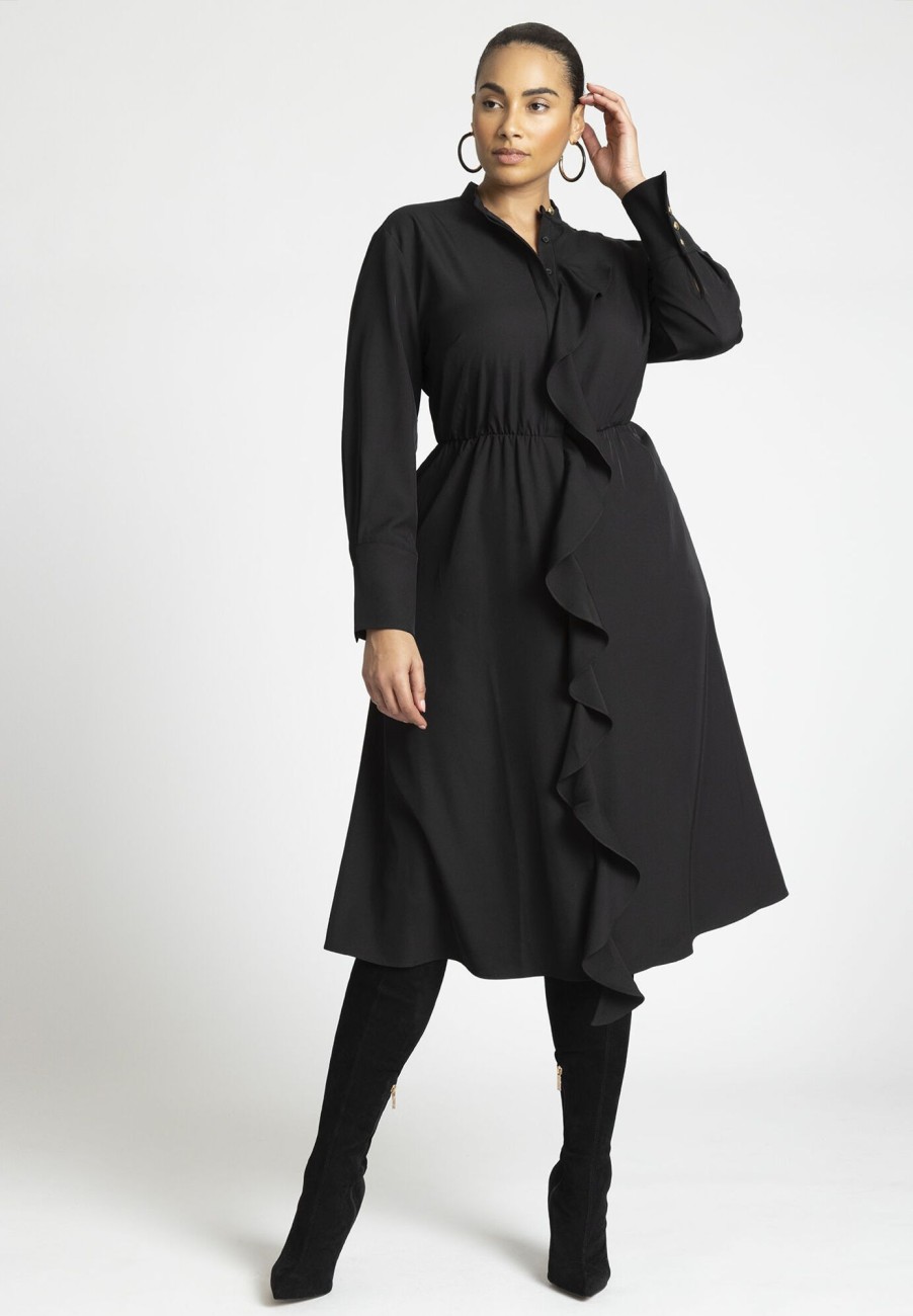 New Cascade Midi Dress Work Wear