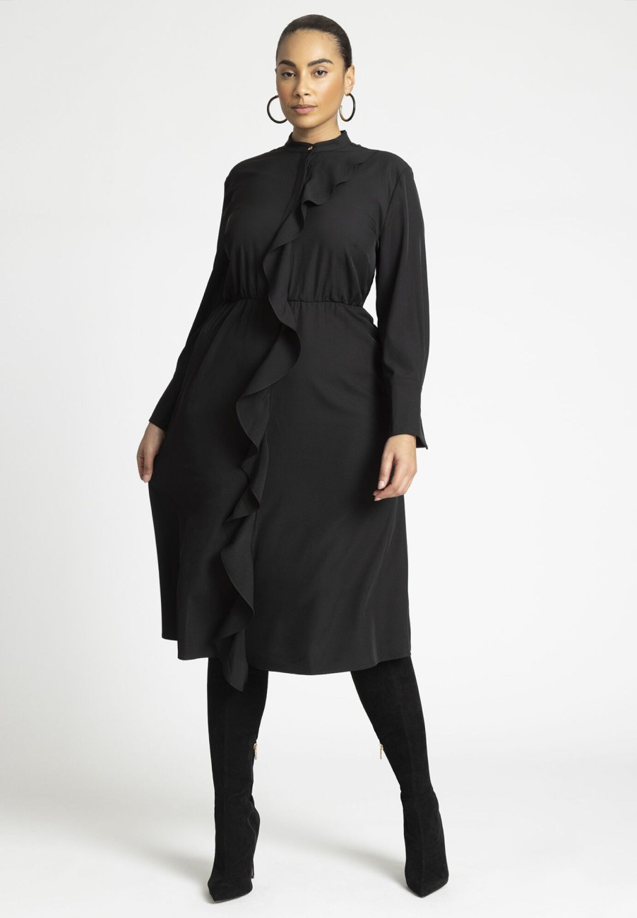 New Cascade Midi Dress Work Wear