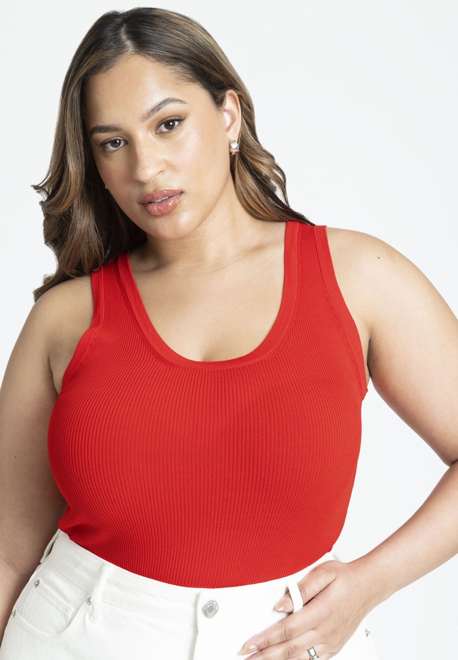 Clearance Scoop Neck Tank Layering Tops