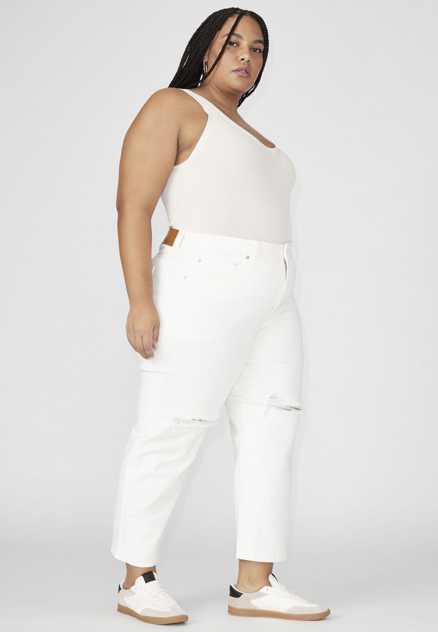 New The Naomi Comfort Stretch Straight Jean Crop Denim