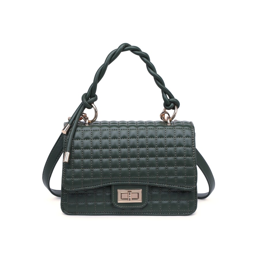 Online Quilted Bag With Twisted Top Handle Handbags & Clutches