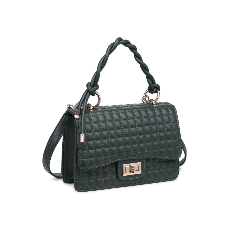 Online Quilted Bag With Twisted Top Handle Handbags & Clutches