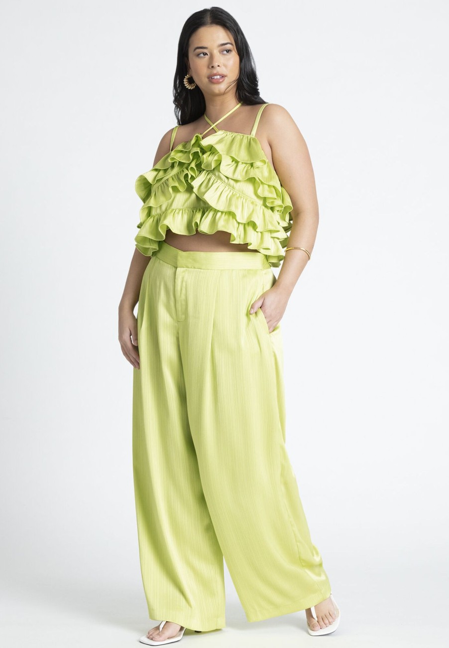 Hot Wide Leg Pant With Pleat Pants