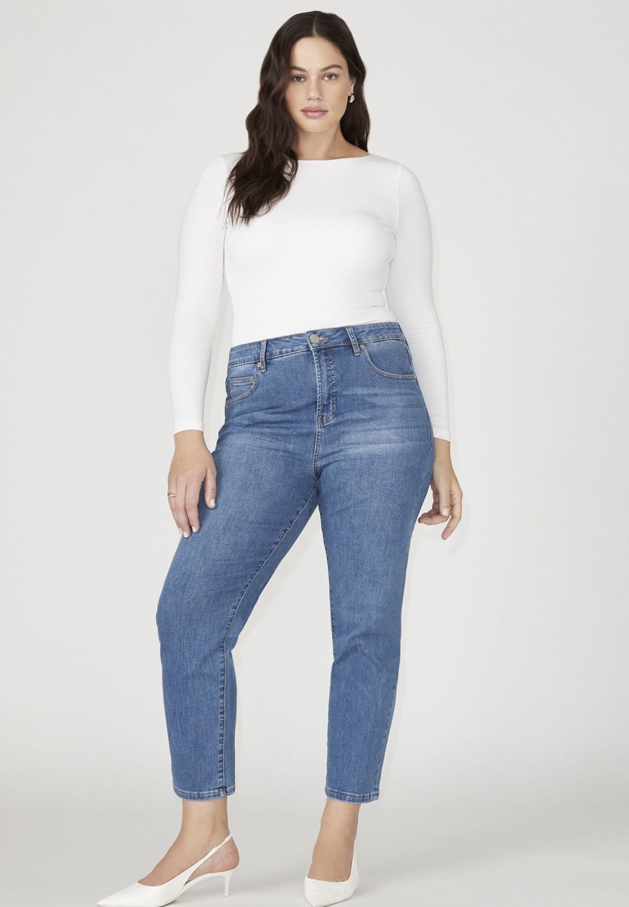 Wholesale The Leigh Super Stretch Slim Jean Medium Wash