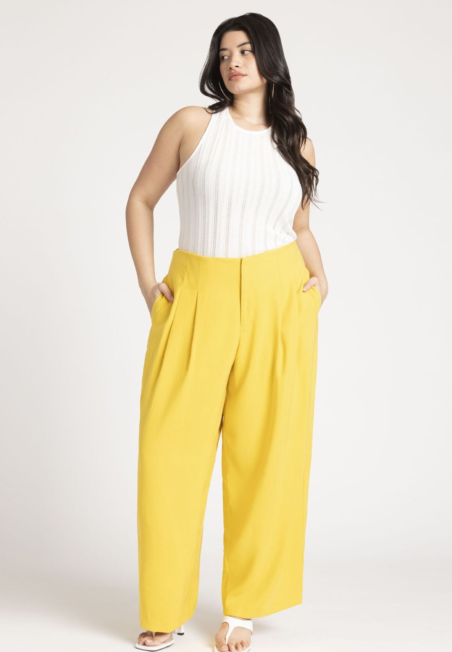 Clearance Trouser With Pleats Pants