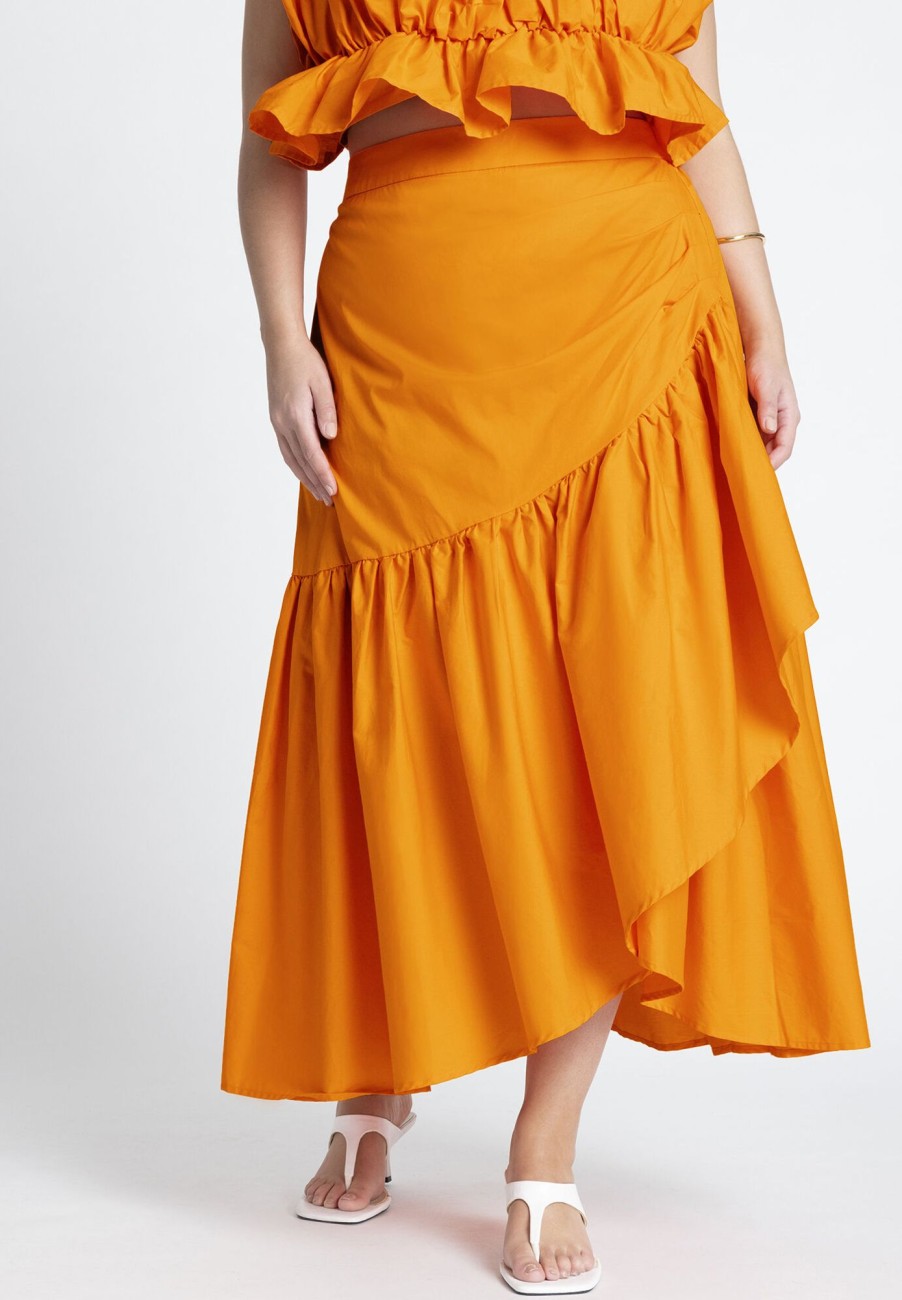 Online Asym Flounce Skirt Skirts