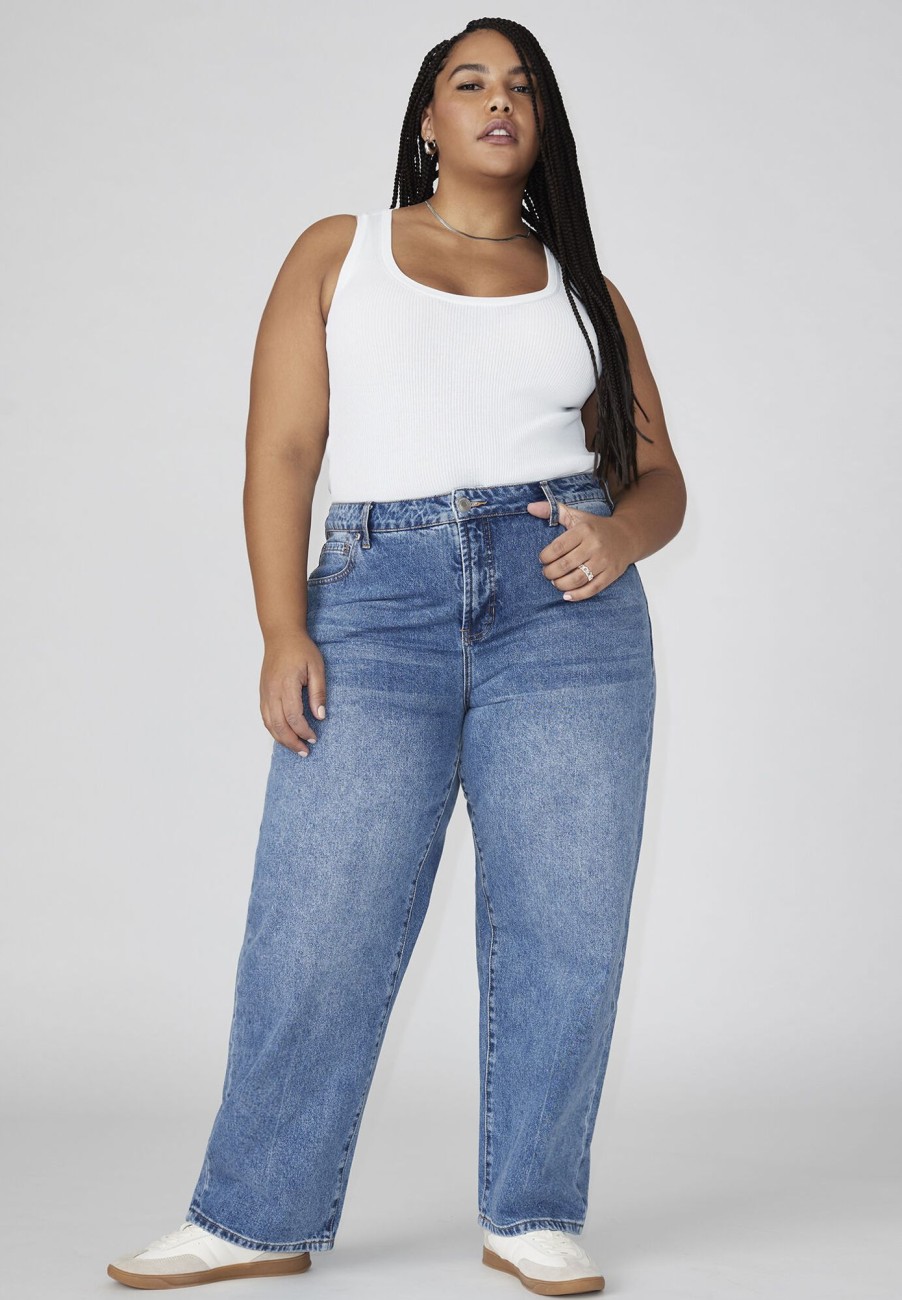 Wholesale The Loose Jean Medium Wash