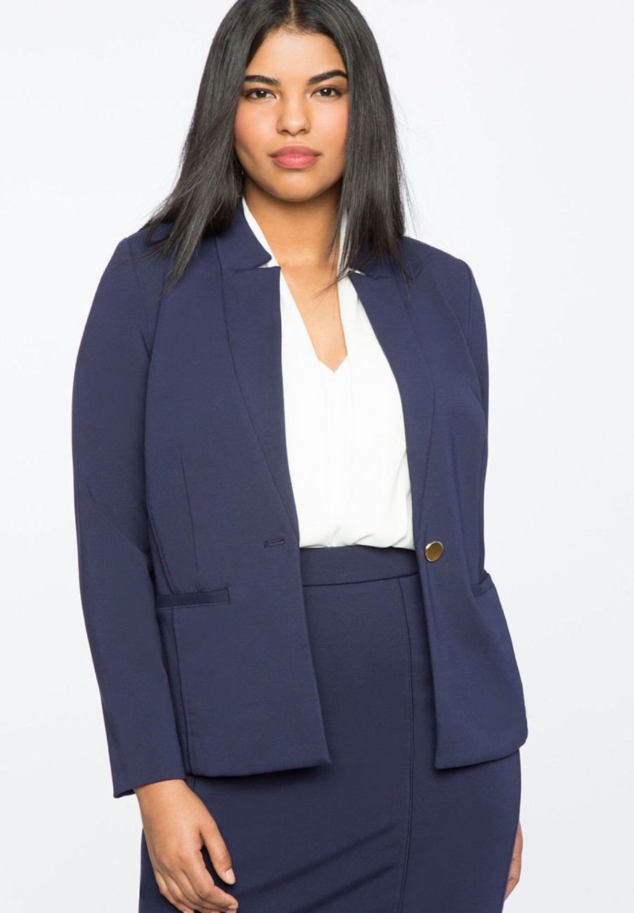 Online 9-To-5 Stretch Work Blazer Blazers