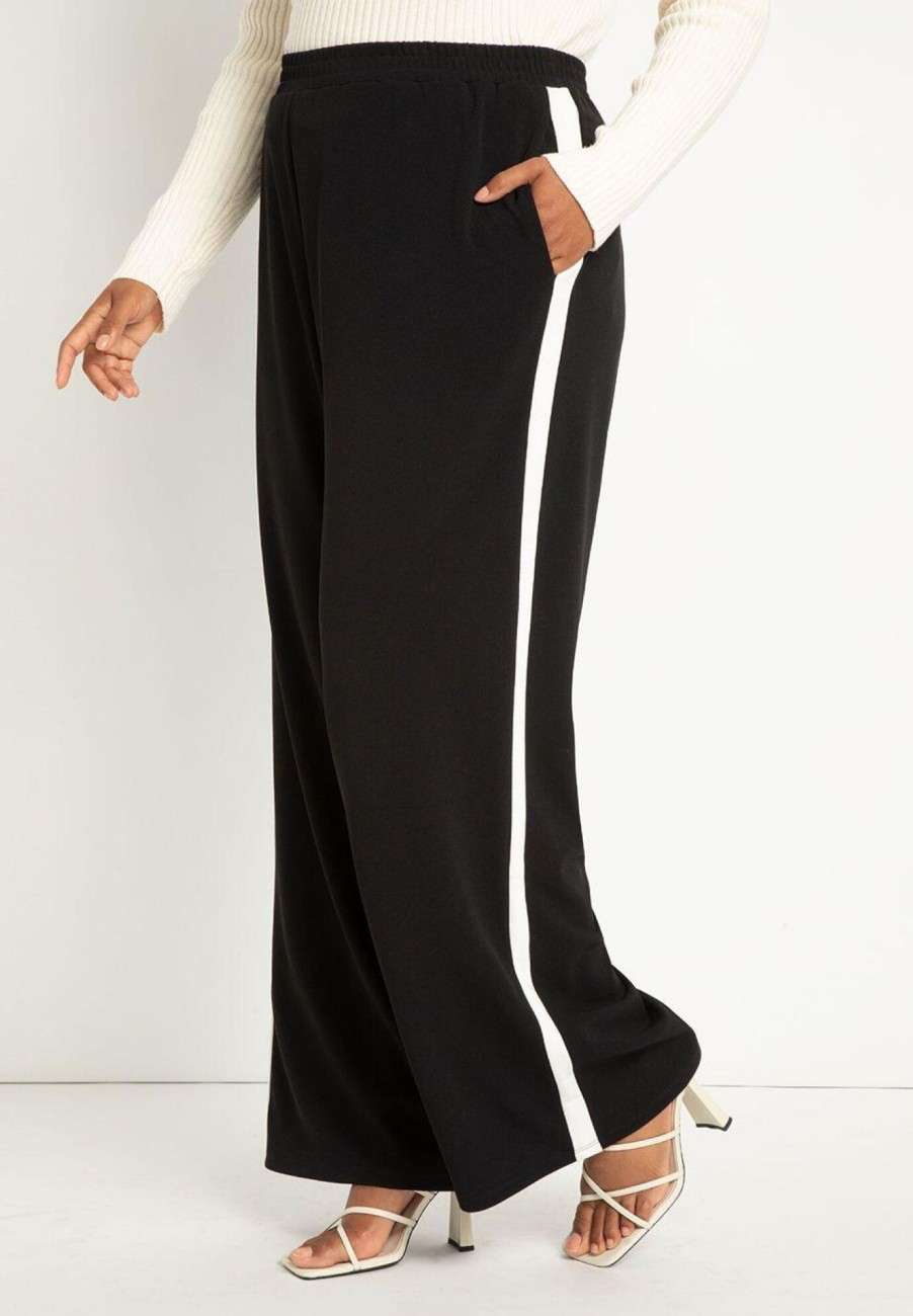 Wholesale Wide Leg Pant With Side Stripe Work Wear