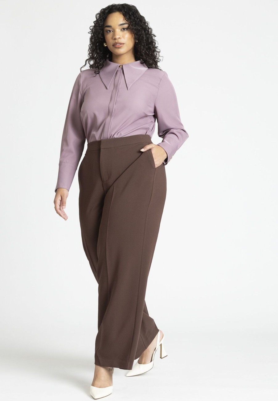 New Straight Leg Doublecloth Pant Wide Leg Pants