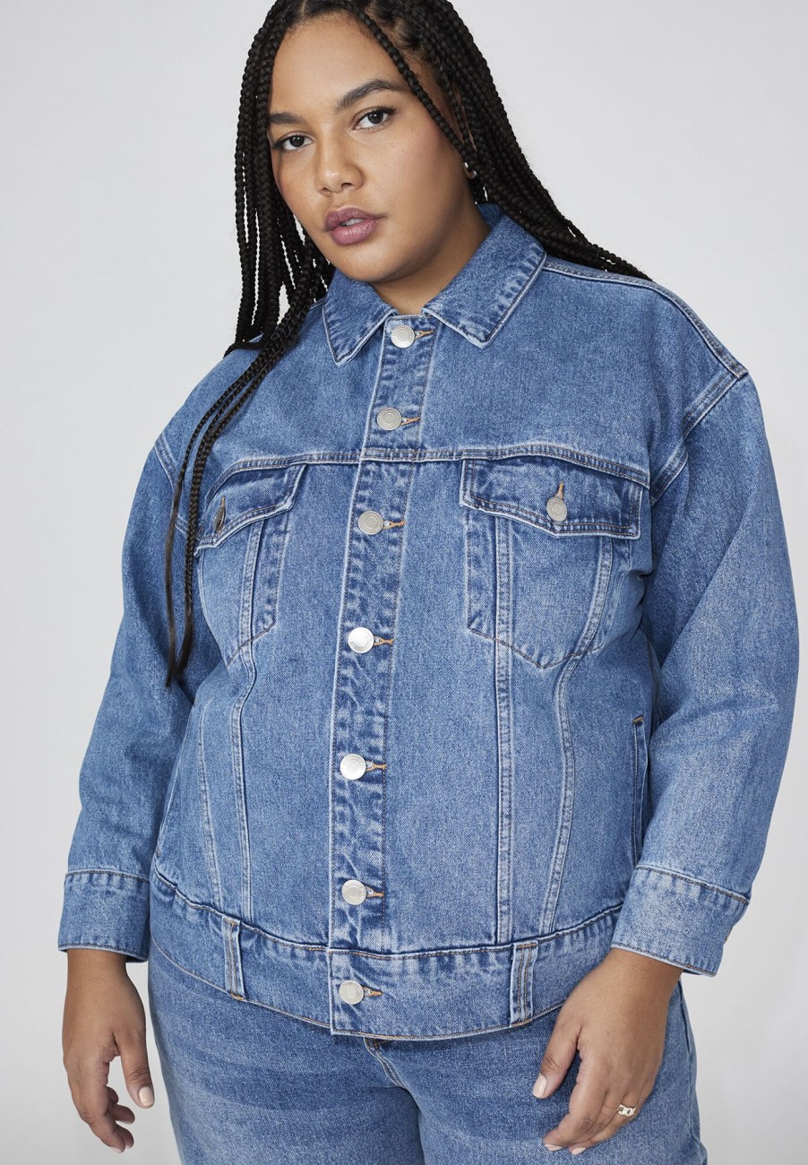 Hot Oversized Denim Jacket Jackets