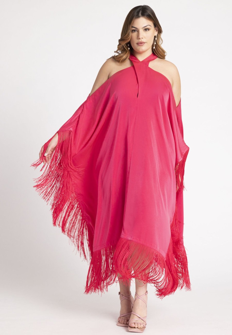 Hot Fringe Formal Caftan Dress Occasion Dresses