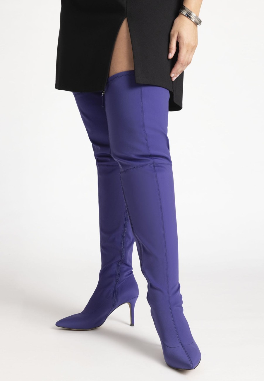 Clearance Sydney Neoprene Over The Knee Boot Boots