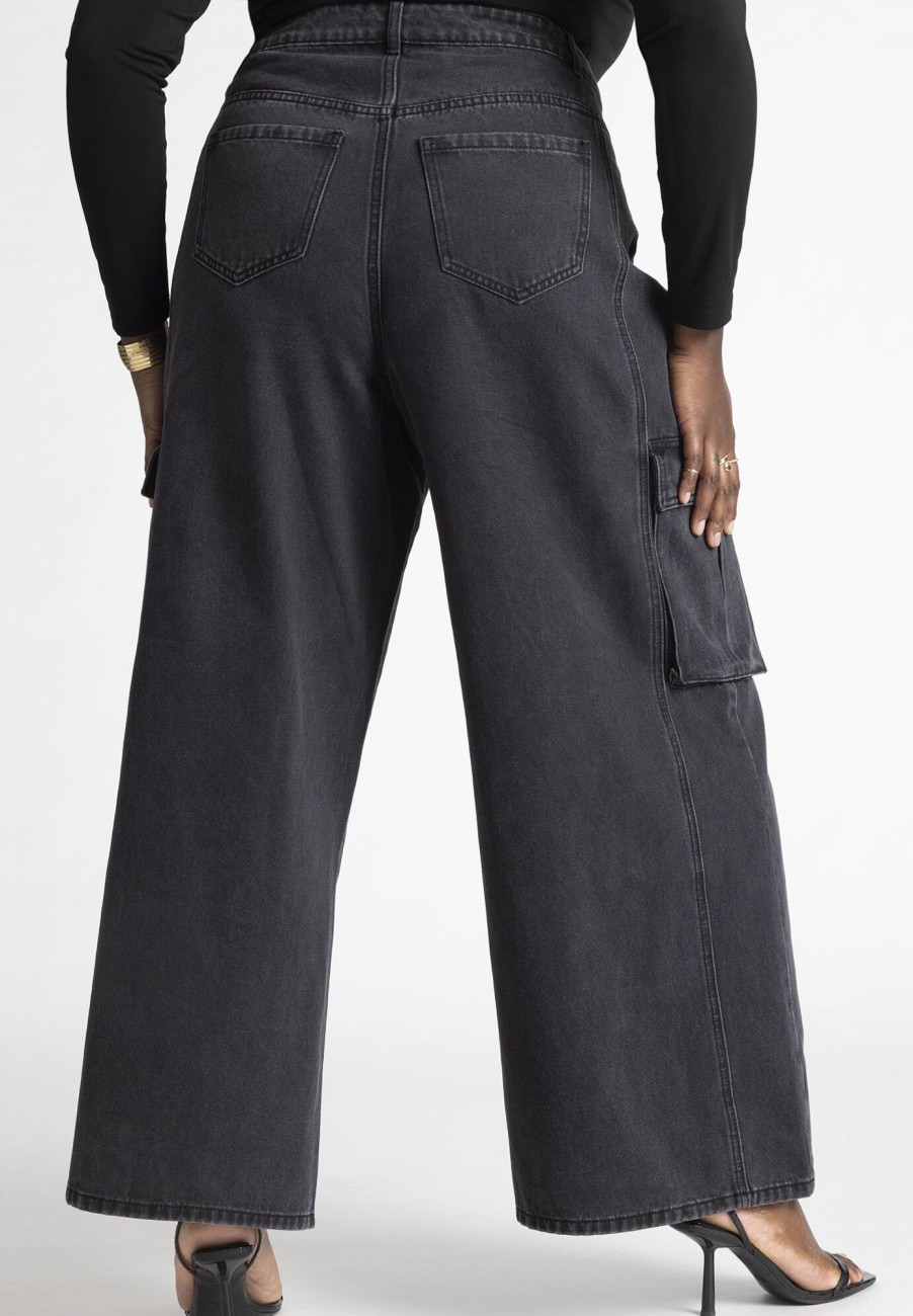 Online Wide Leg Cargo Jean Wide Leg Pants