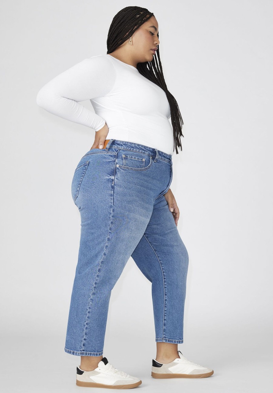 Online The Naomi Comfort Stretch Straight Jean Crop Straight