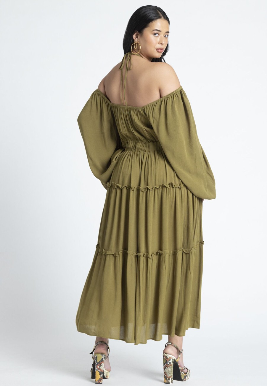 Online Tiered Ruffle Maxi Dress Date Night Dresses