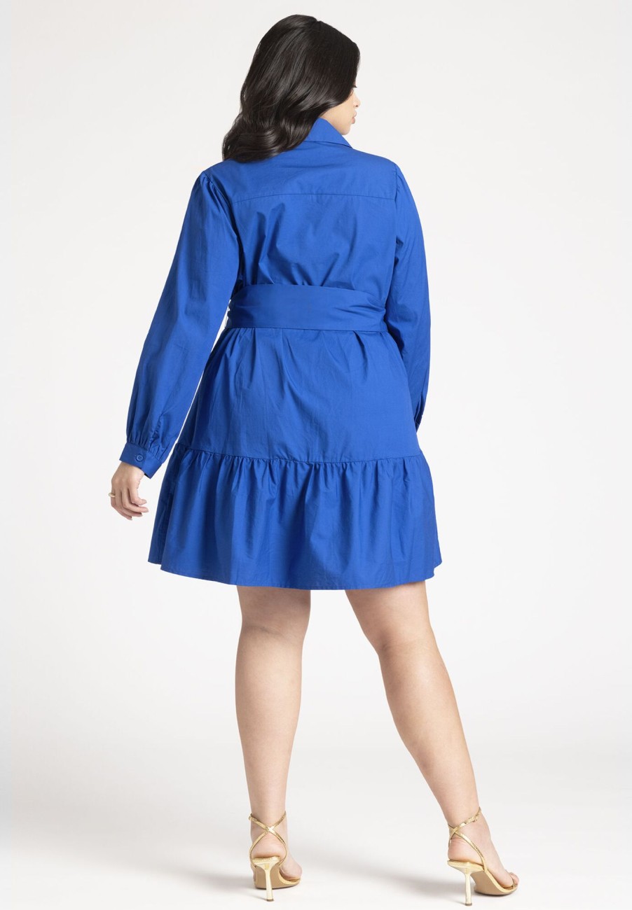 Best Mini Shirt Dress With Belt Mini Dresses