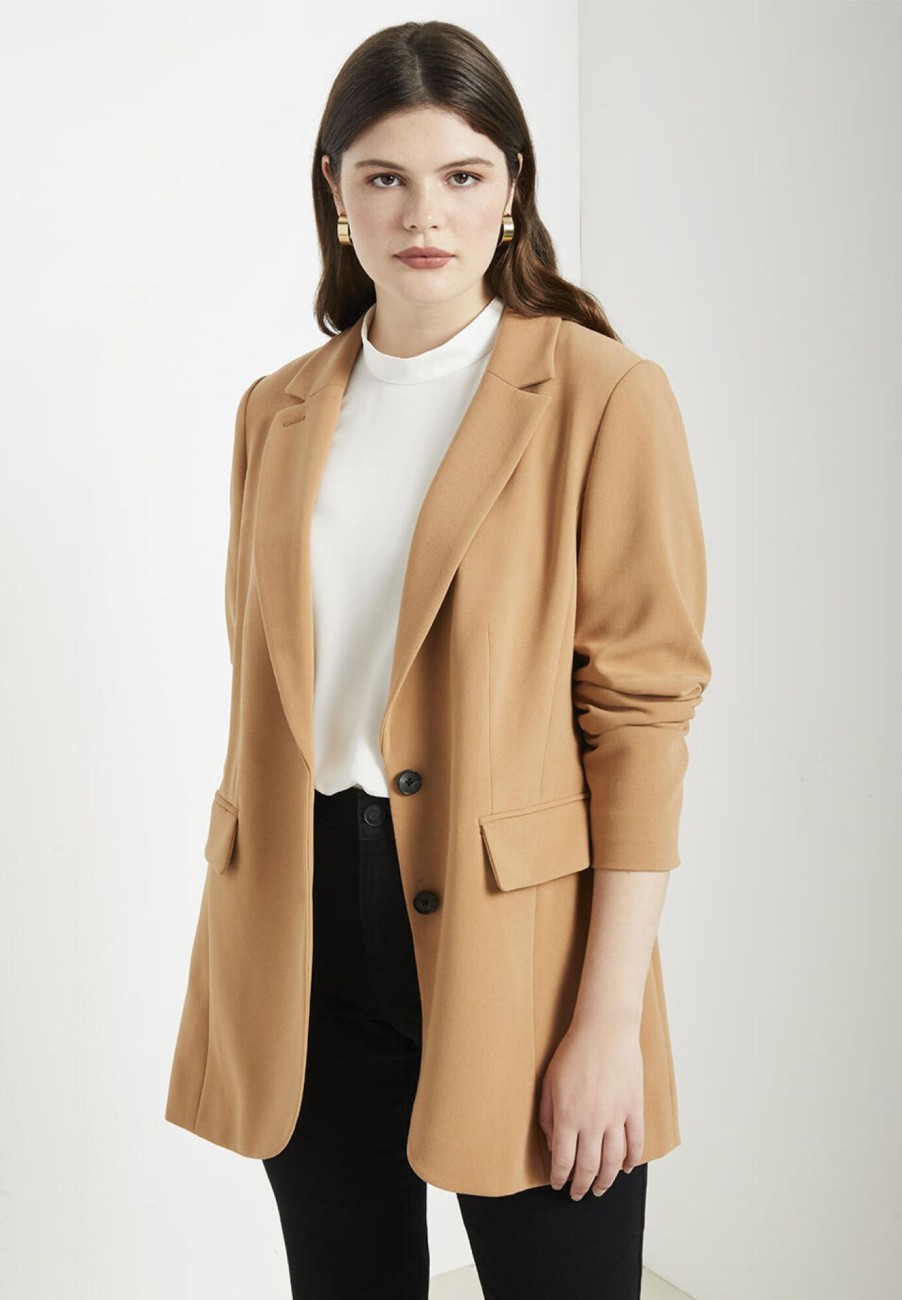 Online The 365 Suit Long Tailored Blazer Jackets