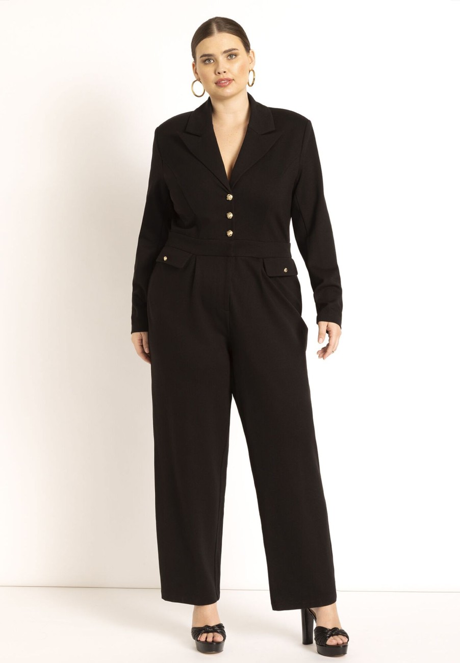 Online Suit-Styled Jumpsuit Jumpsuits