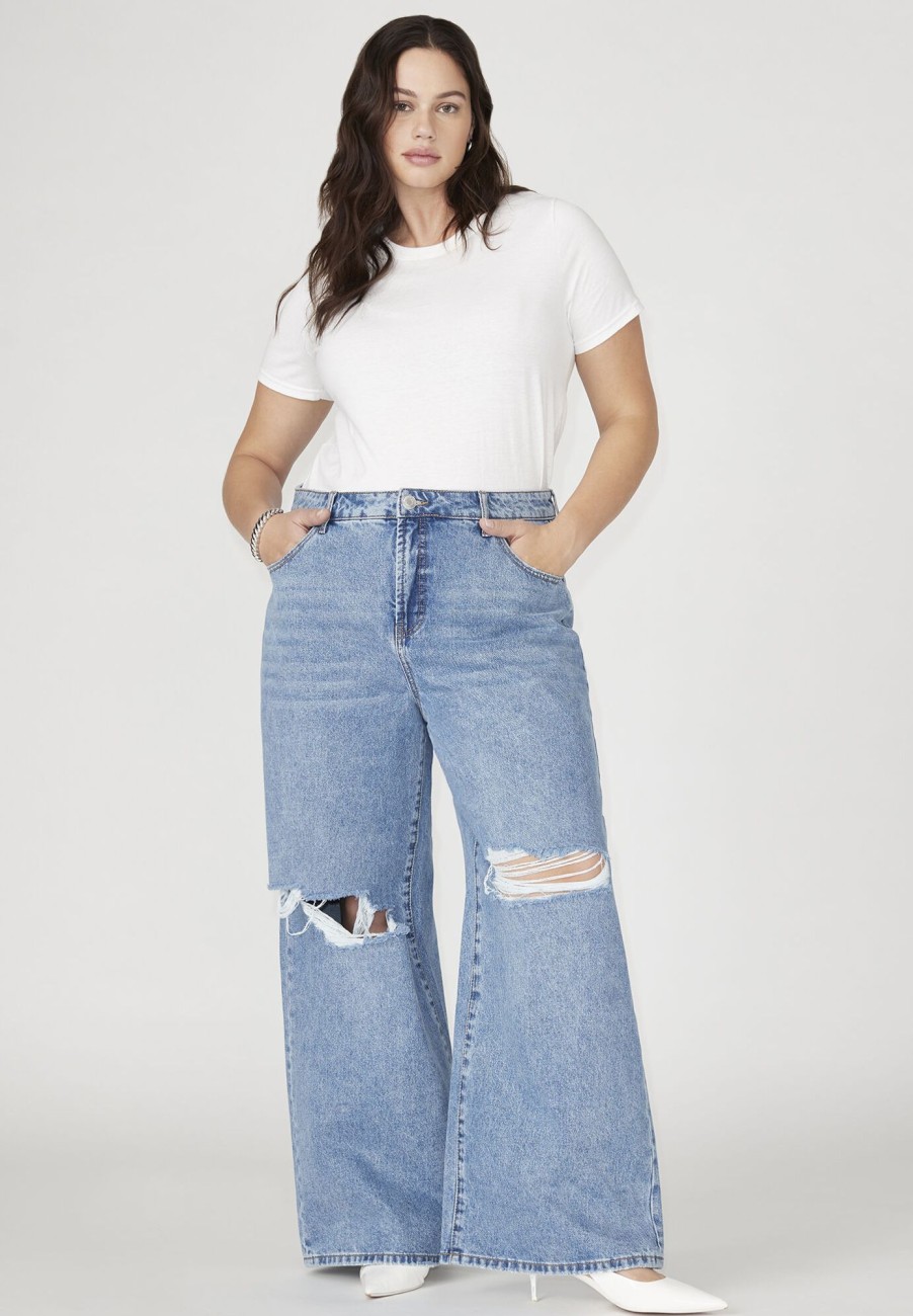 Clearance The Yvette Rigid Wide Jean Wide Leg